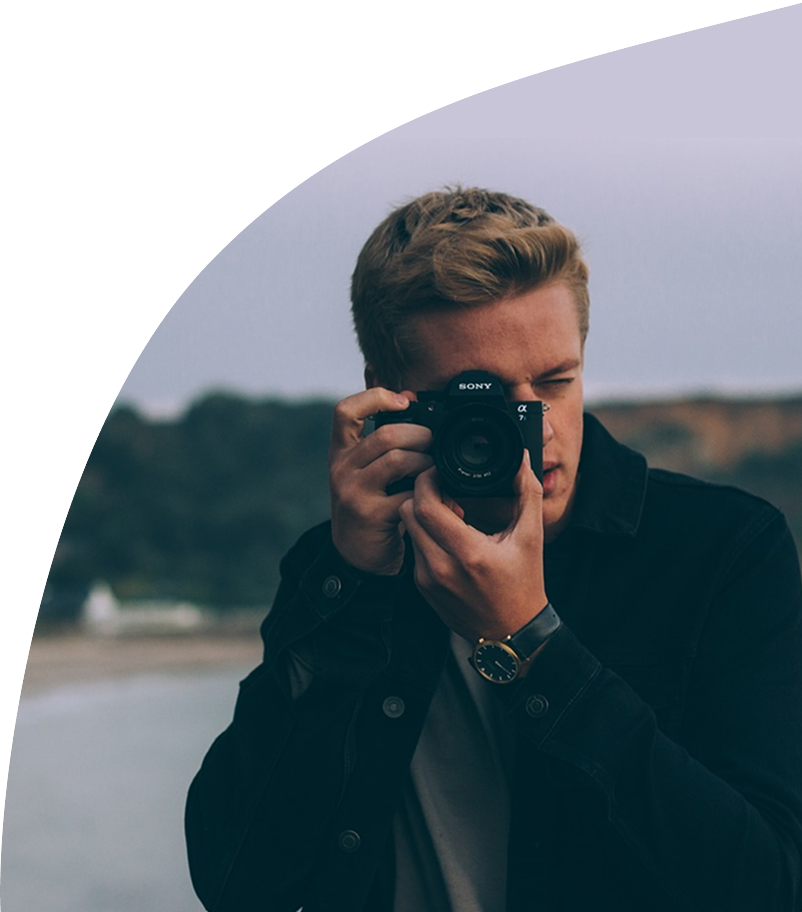 Fotógrafo trabajando