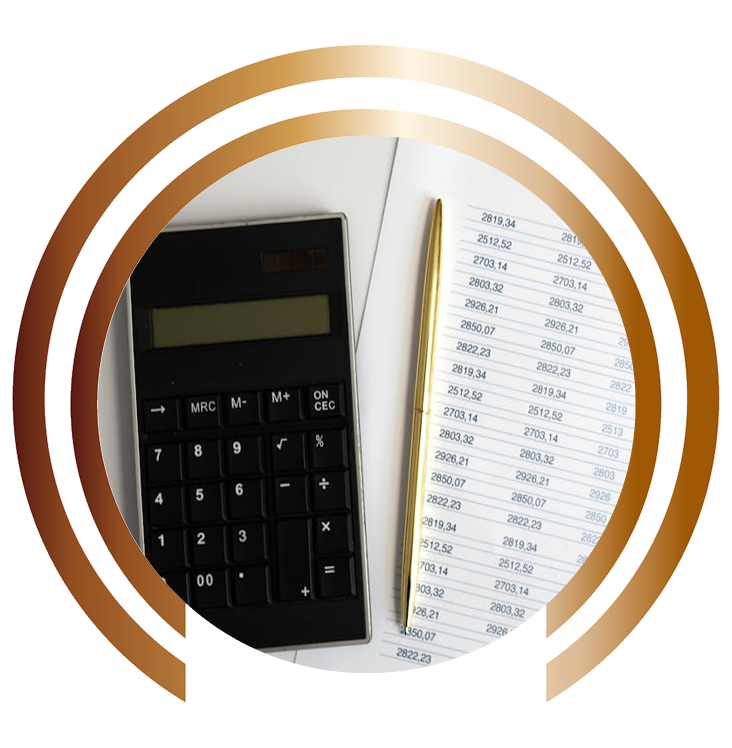 imagen circular de una calculadora 